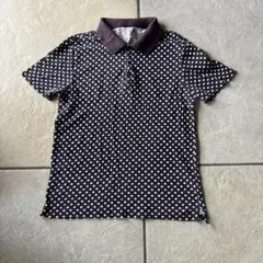 GAP 水玉　パープル　ポロシャツのサムネイル