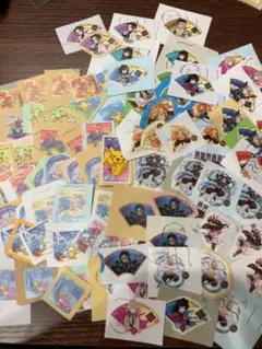 使用済み切手　ポケモン・鬼滅の刃　約90枚