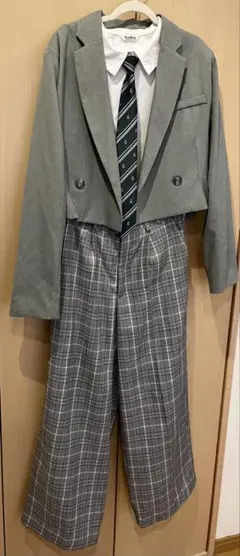 【美品】lovetoxic ジャケット　ブラウス　パンツ　ネクタイ サイズL