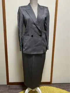 【ポーラースタイル】昭和レトロなスカートスーツ上下セット11号