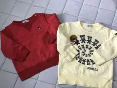 りり様　ダブルビー　トレーナー　80 2枚セット