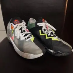 ナイキ　レブロン　バスケットシューズ 左右非対称デザイン