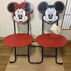 Disney公式】ミッキーマウス キッズテーブル チェアセット 3点セット 