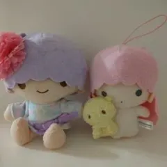 サンリオ❣️激レア　キキララ ぬいぐるみセット　2014 パーティ　レトロ サンリオ キキララ 50th ララ マスコット コレクション ぬいぐるみ 70s