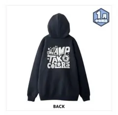 AMPTAK×COLORS バックロゴパーカー