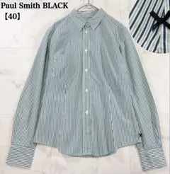 Paul Smith BLACK ストライプ 長袖シャツ 40のサムネイル
