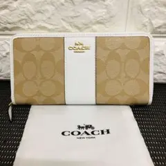 m【コーチ】長財布 [アウトレット] ラウンドファスナー F54630