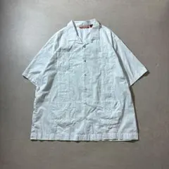 90s 00s キューバシャツ The Havanera Co. 開襟シャツ 白