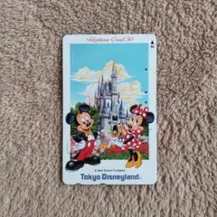 東京ディズニーランド テレホンカード 使用済みのサムネイル