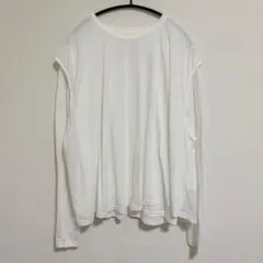 【未使用】【2025SS】BEARDSLEY ビアズリー レイヤーTee 白のサムネイル