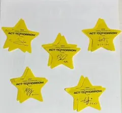 ACT:TOMORROW 落下物 星 全員分×2枚ずつ