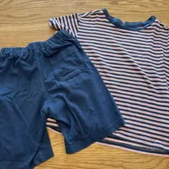 ボーダー柄パジャマセット 110cm