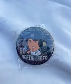 千葉ロッテマリーンズネフタリ・ソト 缶バッジ