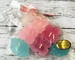 (フラワー)フローティングキャンドル 3色×2個計6個のセット【京都 きぬがさ】