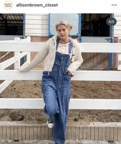 アリソンブラウン フラワートップス