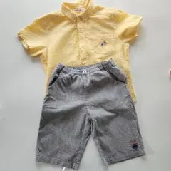 Familiar　半袖&半ズボン上下セット　120cm