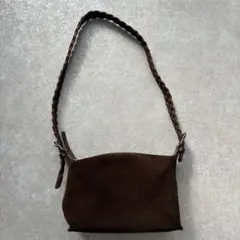 00's ヴィンテージ BANANA REPUBLIC スエードショルダーバッグのサムネイル