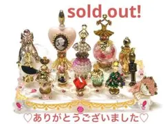 ミニチュア香水瓶&セッティング台セット くるみ割り人形Ⅱ ハンドメイド