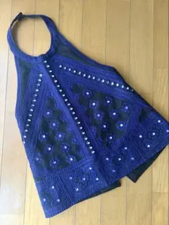 SARA MALLIKA × 6(ROKU)フラワー刺繍エンブロイダリーベスト - メルカリ