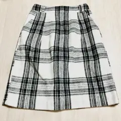 LOWRYSFARM 膝丈スカート チェック柄