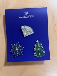 早い者勝ち！値下げ！ SWAROVSKI ブローチ 3点セット