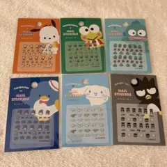 サンリオ　ネイルシール　シナモン　ハンギョドンなど6枚セット