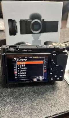 INTERNATIONAL SONY ZV-E10 BODY 多言語のサムネイル