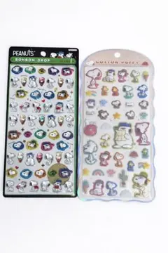 【新品】スヌーピー ボンボンドロップ&コットンパフィー 2枚セット