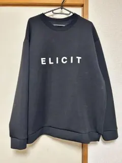 メンズ　グローバルワーク　トレーナー　ブラック　XL シンプル