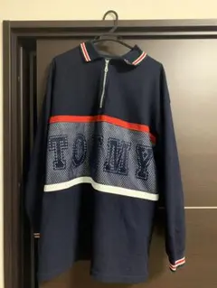 Tommy HILFIGER ハーフジップ　古着vintage
