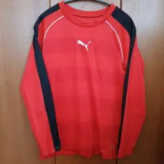 PUMA 長袖シャツ 赤