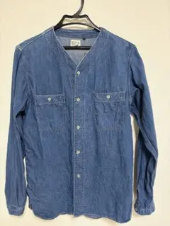 orSlow オアスロウ　デニム　ノーカラーシャツ