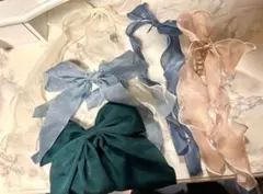 リボンヘアアクセサリー☆5点セット