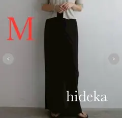 しまむら　Linoluce hideka シアーナロースカート　中黒　サイズＭ