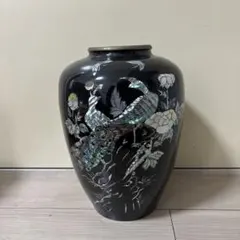伝統工芸品 花瓶 晴峰型 寿孔雀 - メルカリ