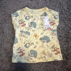プーさん Tシャツ 110cm イエロー