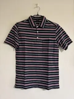 【PS Paul Smith 】ストライプ ポロシャツ Mのサムネイル