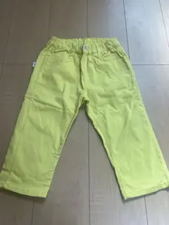 イエロー ズボン ポケット付き