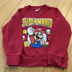 スーパーマリオ トレーナー 120cm レッド