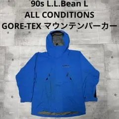 90s L.L.Bean GORE-TEX マウンテンパーカー ブルー L ゴア