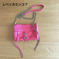ショルダーバッグレアピンクレベッカミンコフチェーンのサムネイル