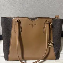MICHAEL KORS ブラウン トートバッグ
