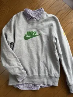 NIKE グレー トレーナー　スゥエット　L 古着