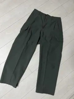 UNITED ARROWS ダークグリーン カーゴパンツ ゴムウエスト Sサイズのサムネイル