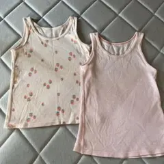 ユニクロ　コットンメッシュタンクトップ100cm