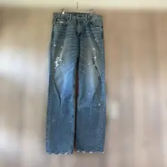 リーバイス502ダメージ加工デニムパンツ！