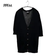 00s PPFM Mesh Knit Cardigan Y2K お兄系のサムネイル