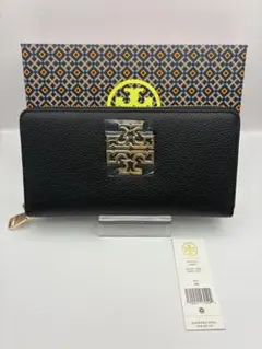 Tory Burch トリーバーチ 未使用 長財布 キラシェプロン グリーン 未使用】Tory Burch トリーバーチ 長財布 キラシェプロン グリーン