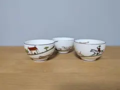 アンティーク九谷焼色絵金彩大黒天蕎麦猪口 小鉢4客 - メルカリ