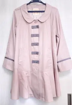 Emily Temple Cute リボンスプリングコート　ピンクのサムネイル